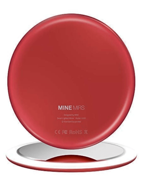 Load image into Gallery viewer, Revolight Beauty MINE MIRS Smart LED Compact Mirror, Dimmable Brightness and Colour Temperature, Makeup Mirror, Pocket Small Mirror for Purses
