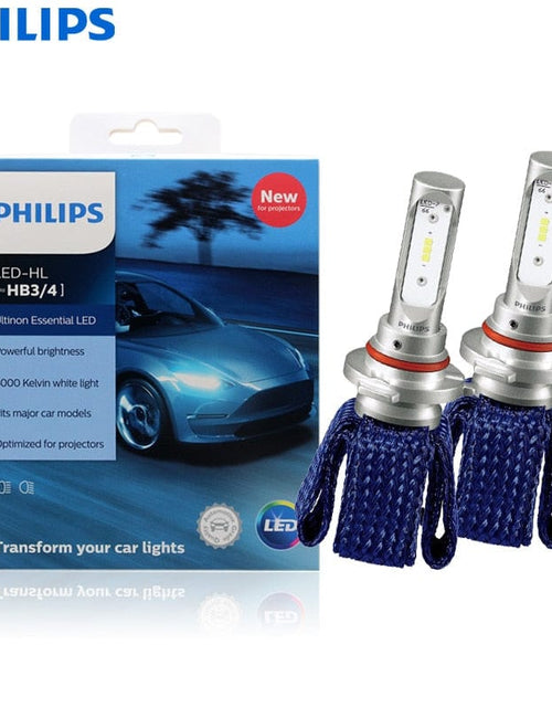 Load image into Gallery viewer, Revolight 9005(HB3) Philips Ultinon Essential LED H4 H7 H8 H11 H16 HB3 HB4 H1R2 9003 9005 9006 9012 12V UEX2 6000K Auto Headlight Fog Lamps (Twin)
