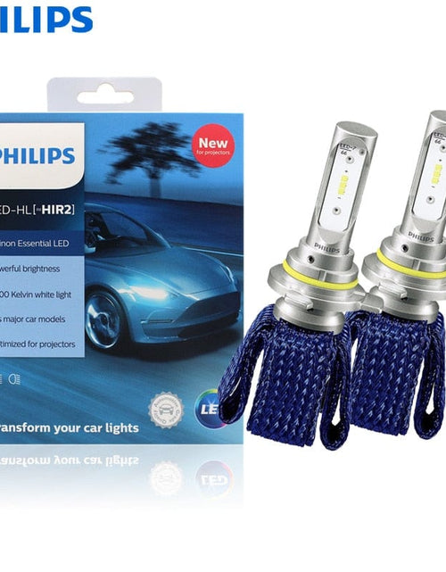 Load image into Gallery viewer, Revolight 9012(H1R2) Philips Ultinon Essential LED H4 H7 H8 H11 H16 HB3 HB4 H1R2 9003 9005 9006 9012 12V UEX2 6000K Auto Headlight Fog Lamps (Twin)
