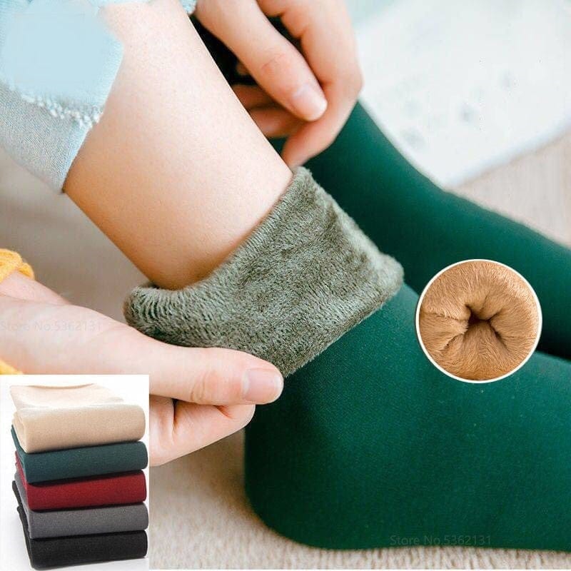 Revolight Apparel & Accessories 3 Pairs of Womens Winter Warm Socks Thick Velvet