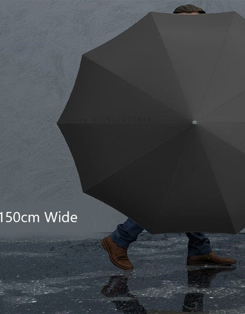 Load image into Gallery viewer, Revolight Apparel &amp; Accessories Compact Unisex Automatic Umbrella with LED Light Windproof Portable Outdoor Tribute to IPhone

