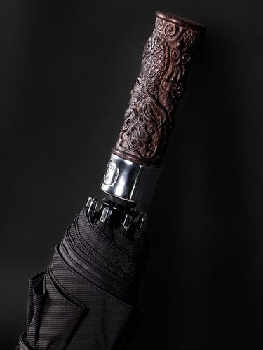 Revolight Apparel & Accessories Style E-1-10 Ribs Prestigous Sandalwood Handle Automatic Large Umbrella