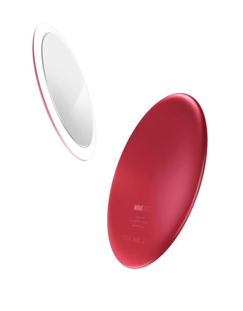 Load image into Gallery viewer, Revolight Beauty MINE MIRS Smart LED Compact Mirror, Dimmable Brightness and Colour Temperature, Makeup Mirror, Pocket Small Mirror for Purses
