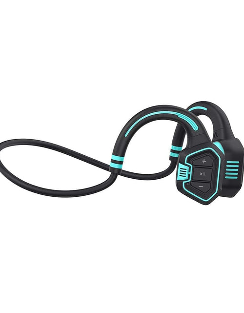 Load image into Gallery viewer, Revolight Blue Bone Conduction Swimming Headphones Wireless Bluettoth 5.1 IP68 Waterproof USB Charge

