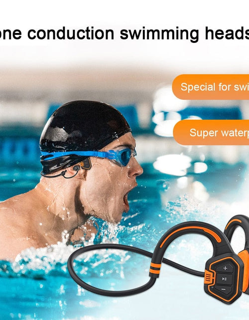 Load image into Gallery viewer, Revolight Bone Conduction Swimming Headphones Wireless Bluettoth 5.1 IP68 Waterproof USB Charge
