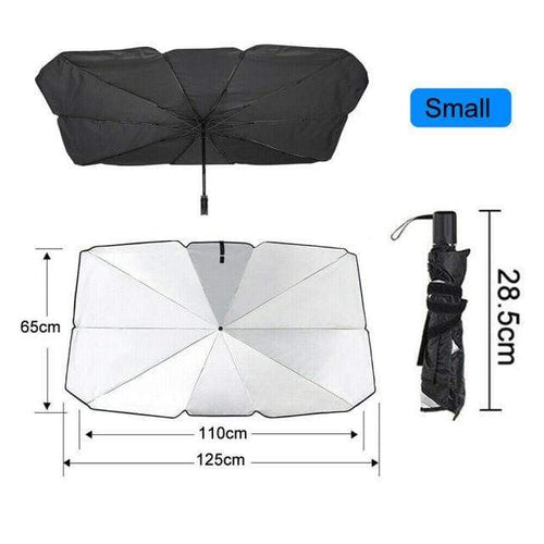 Load image into Gallery viewer, Revolight Car Small Umbrella Car Windshield Sun Shade Two Sizes
