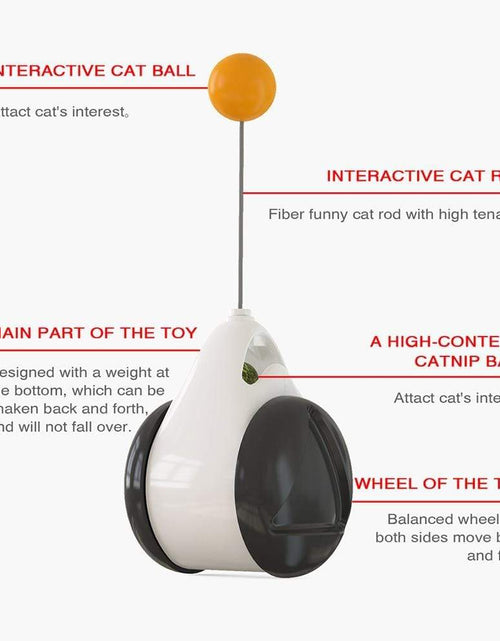 Load image into Gallery viewer, Revolight Cat Toys Smart Cat Toys Interactive Ball Catnip Cat Training Toy Pet Playing Ball Pet Squeaky Supplies Products Toy for Cats Kitten Kitty
