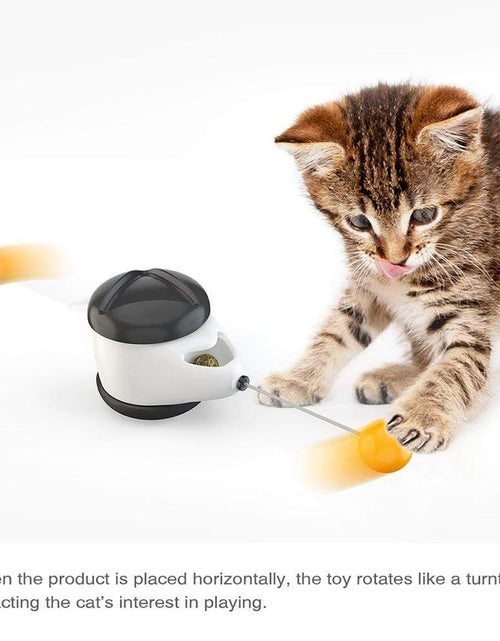 Load image into Gallery viewer, Revolight Cat Toys Interactive Cat Tumbler Playing Ball with catnip compartment

