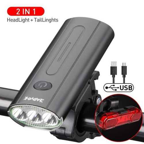 Load image into Gallery viewer, Revolight Cycling KAPVOE Waterproof LED Headlight Lamp Rechargeable
