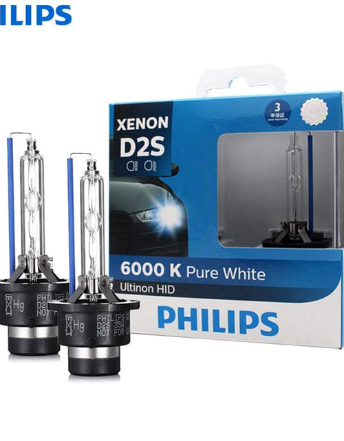 Load image into Gallery viewer, Revolight D2S Philips D1S D2S D2R D3S D4S Ultinon HID Xenon WX 35W 6000K Cool White Light Xenon Head Lamps Original Car Bulbs Germany 2 bulbs
