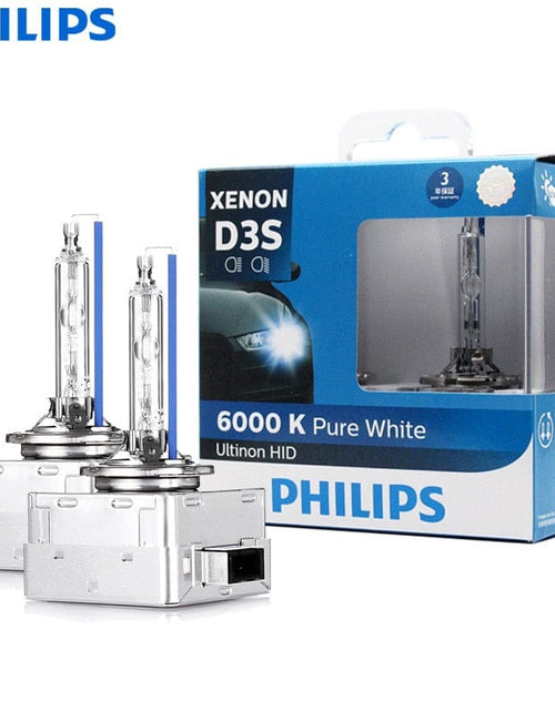 Load image into Gallery viewer, Revolight D3S Philips D1S D2S D2R D3S D4S Ultinon HID Xenon WX 35W 6000K Cool White Light Xenon Head Lamps Original Car Bulbs Germany 2 bulbs
