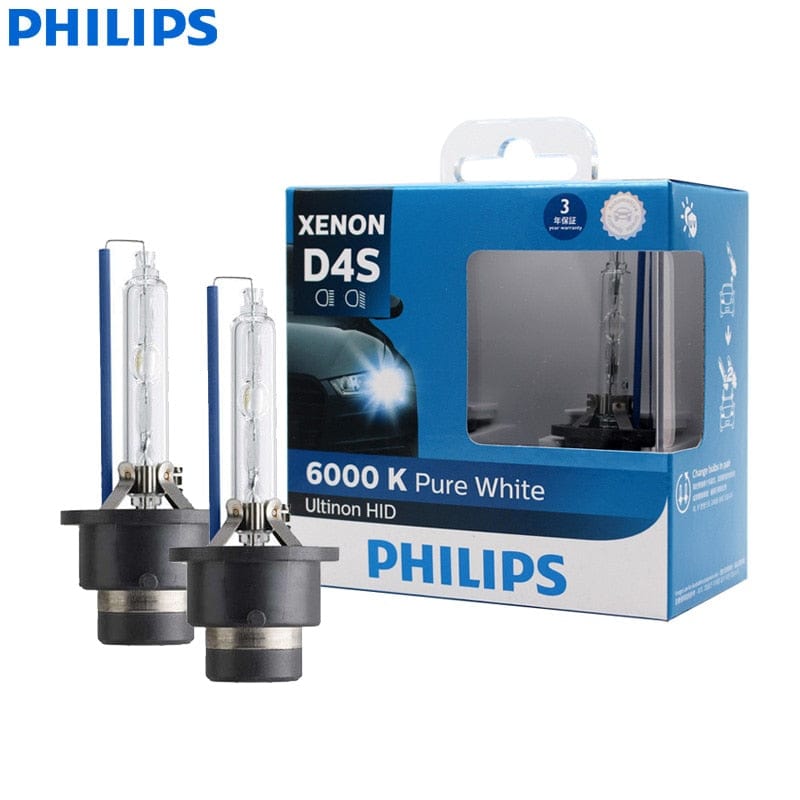 Revolight D4S Philips D1S D2S D2R D3S D4S Ultinon HID Xenon WX 35W 6000K Cool White Light Xenon Head Lamps Original Car Bulbs Germany 2 bulbs
