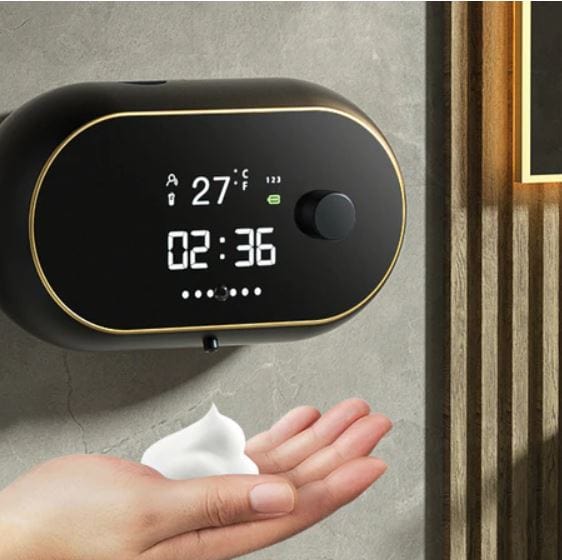 Revolight Foam Dispenser Black " Soapie " - Automatic Foaming Touchless Soap Dispenser with smart sensor technology