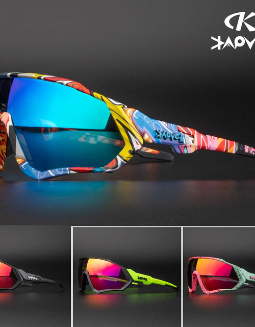 Load image into Gallery viewer, Revolight Glasses Kapvoe Unisex Cycling Sunglasses Polarised Sports Glasses

