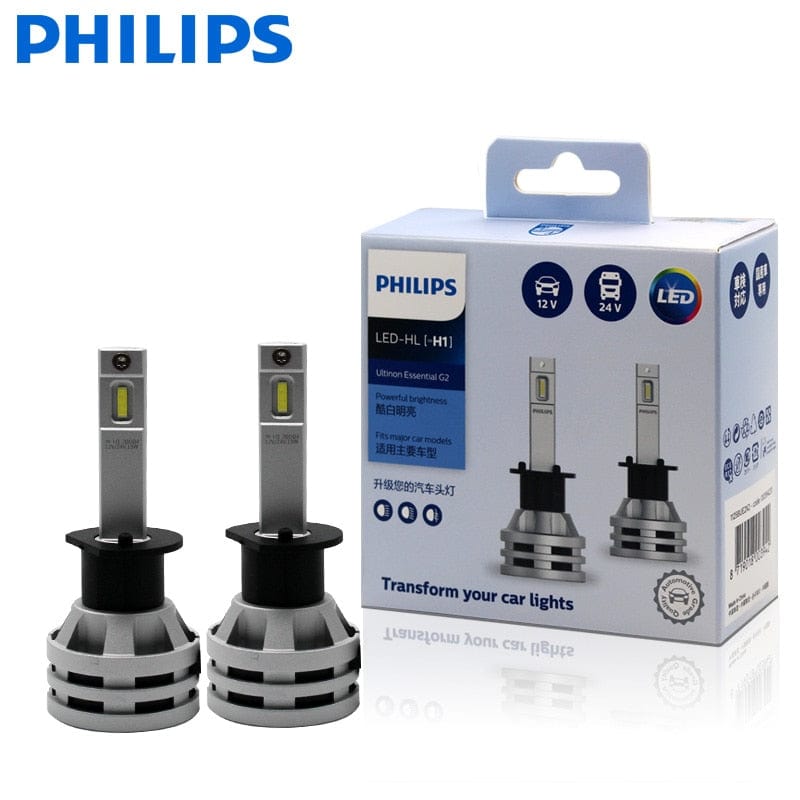 Revolight H1 / China Philips Ultinon Essential G2 LED H1 H4 H7 H8 H11 H16 HB3 HB4 H1R2 9003 9005 9006 9012 6500K Car Fog Lamp (2 Pack)