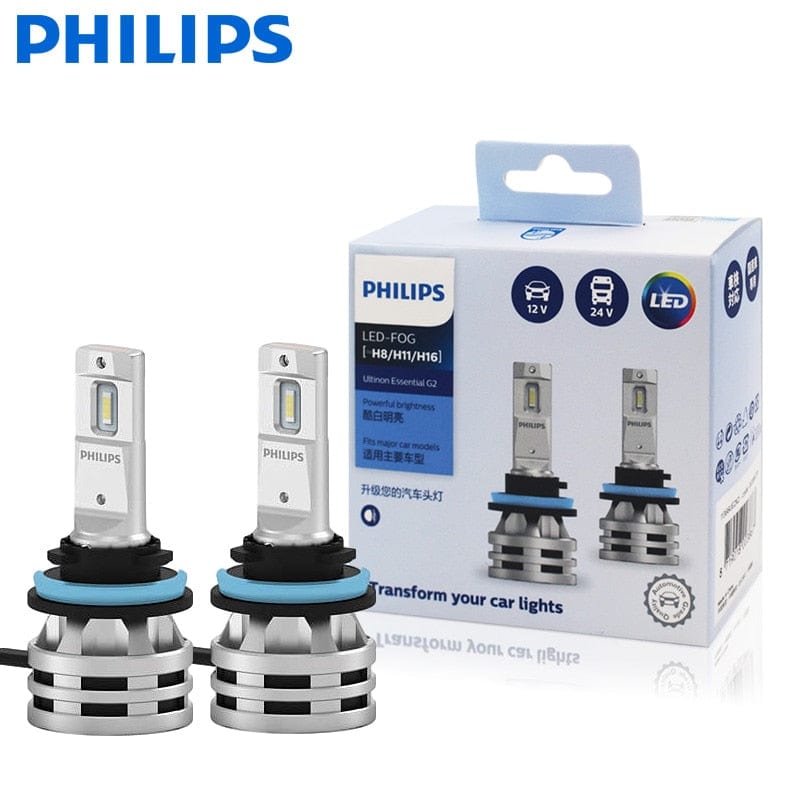 Revolight H11 Fog Lamp / China Philips Ultinon Essential G2 LED H1 H4 H7 H8 H11 H16 HB3 HB4 H1R2 9003 9005 9006 9012 6500K Car Fog Lamp (2 Pack)