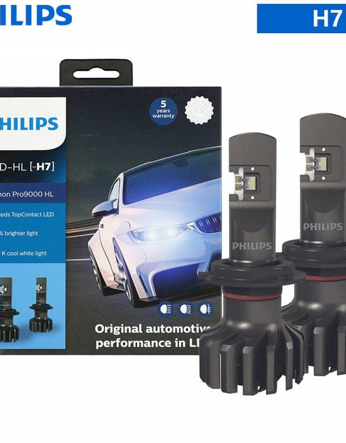 Load image into Gallery viewer, Revolight H7 Philips Ultinon Pro9000 H1 H4 H7 LED H8 H11 H16 HB3 HB4 H1R2 Car Headlight 9005 9006 9012 5800K White 250% Bright LED Auto Lamps
