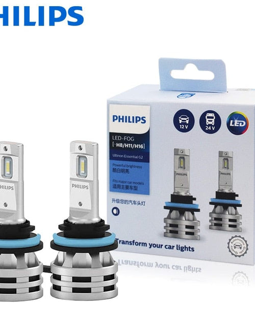 Bombilla LED Philips H7 H4 H8 H11 H16 9005 9006 9012 HIR2 HB3 HB4 Ultinon,  bombillas LED esenciales para coches 6000K, faros neblineros de coche, 2  unidades - Historial de precios y