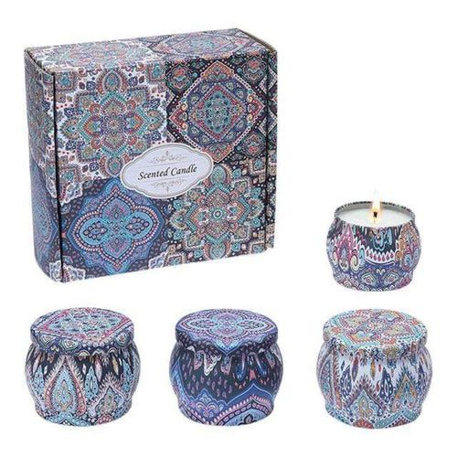 Load image into Gallery viewer, scented candle gift set includes lemon - 0

