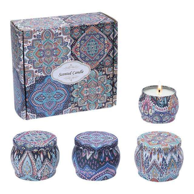 scented candle gift set includes lemon - 0