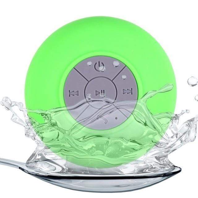 Revolight Home Green Mini Bluetooth Waterproof Speaker for Showers, Bathroom, Pool, Car, Beach & Outdoors