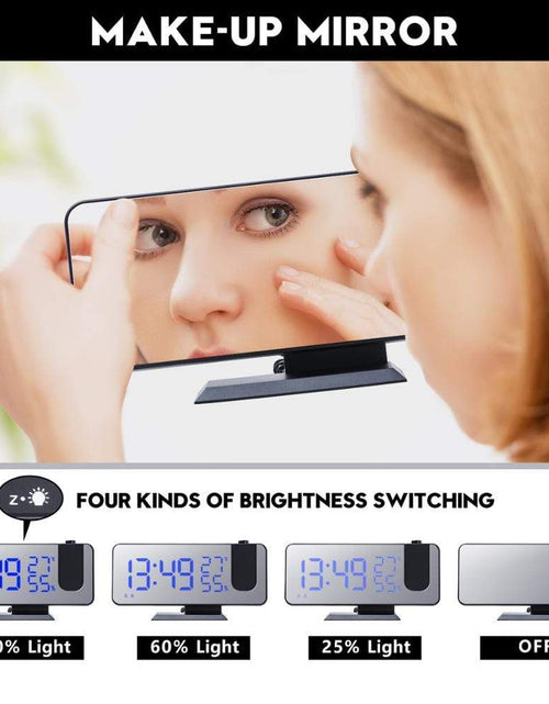 Load image into Gallery viewer, Revolight Home SmartHome LED Projector Digital Alarm Clock
