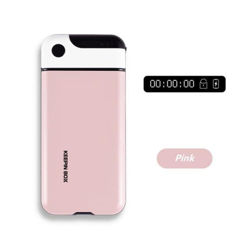Load image into Gallery viewer, Revolight Pink Universal Mobile phone timing box, timing lock Keepin box,self-discipline timing phone case, mobile phone addiction students
