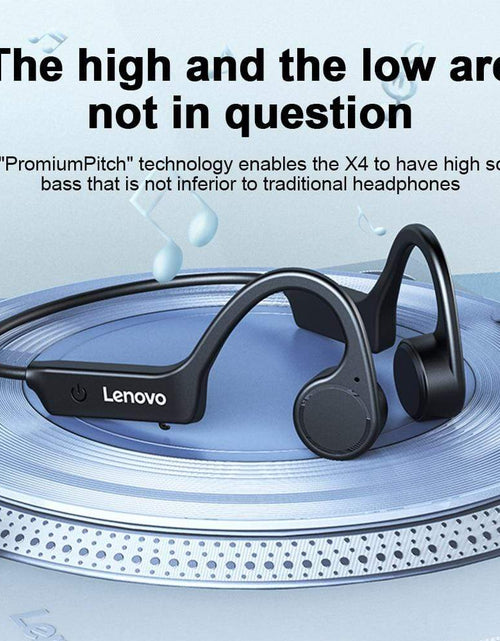 Load image into Gallery viewer, Revolight Music Lenovo X4 Bone Conduction Headphone Wireless Bluetooth (with Case) 5.0 TWS Waterproof Hanging Headset
