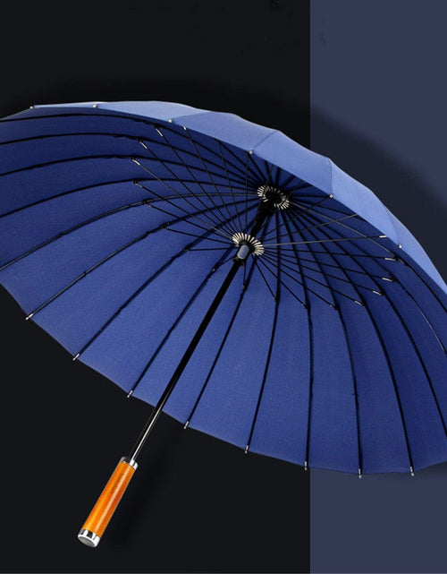Load image into Gallery viewer, Revolight Outdoor Umbrellas &amp; Sunshades Unisex Wooden Rainproof Windproof Business Umbrella
