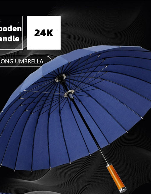 Load image into Gallery viewer, Revolight Outdoor Umbrellas &amp; Sunshades Unisex Wooden Rainproof Windproof Business Umbrella
