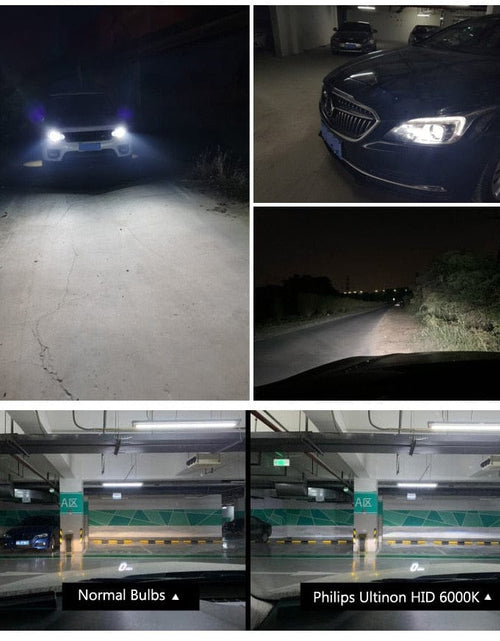 Load image into Gallery viewer, Revolight Philips D2R 6000K 35W  Xenon Ultinon HID  Cool Blue White Light Auto Bulb Upgrade HID Headlight Lamps Quick Start, Pair
