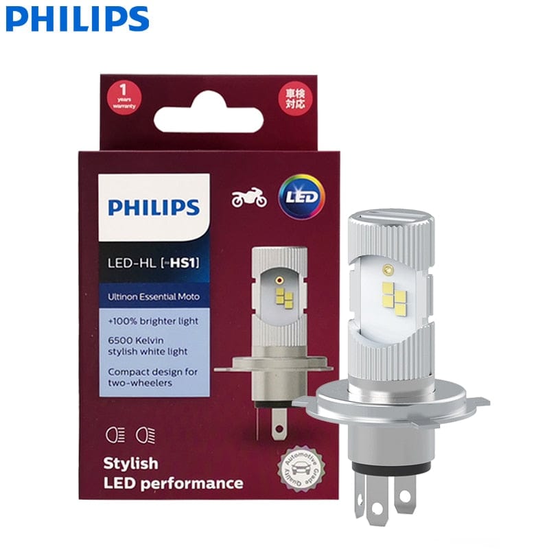 Revolight Philips HS1 LED Headlight Motor 6500K White Lamp LED Bright Motorcycle High Low Beam 12V PX43t Moto Bulb 11636UEMX1