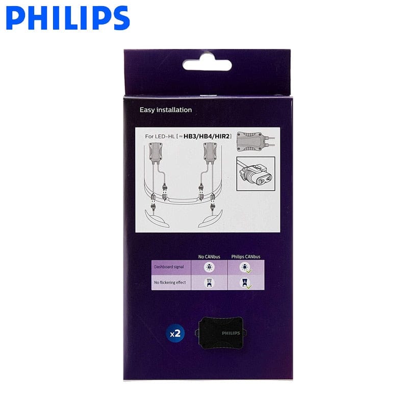 Revolight Philips LED Canbus 9005 9006 9012 HB3 HB4 H1R2 Decoder Remove Error Stop Flashing Warning Canceller Control Unit 18956C2