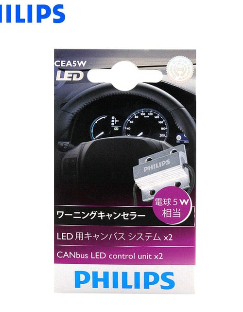 Load image into Gallery viewer, Revolight Philips LED Canbus CEA 5W T10 W5W LED Warning Canceller Control Unit Suitable for 12V 5W LED Signal Bulb Interior Light 12956X2
