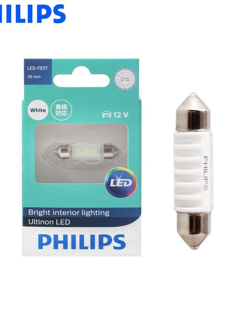 Load image into Gallery viewer, Revolight Philips LED Fest Festoon 38mm Ultinon LED 6000K Cool White Car Signals Light Auto Interior Lamp Door Reading Bulb 11854ULW X1
