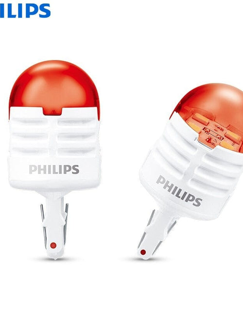 Load image into Gallery viewer, Revolight Philips LED T20 W21/5W 580 7443 Ultinon Pro3000 12V Red Turn Signal Lamps Car Stop LED Tail Light Reverse Bulbs 11066U30RB2, 2x
