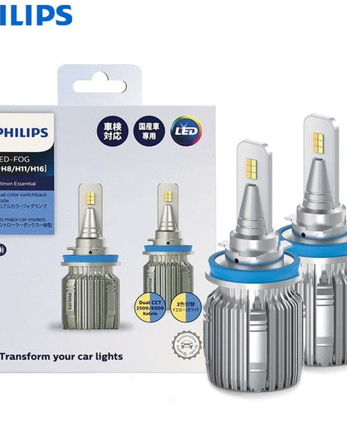 Philips Ultinon Essential LED H8 H11 H16 Dual Color CCT White amp