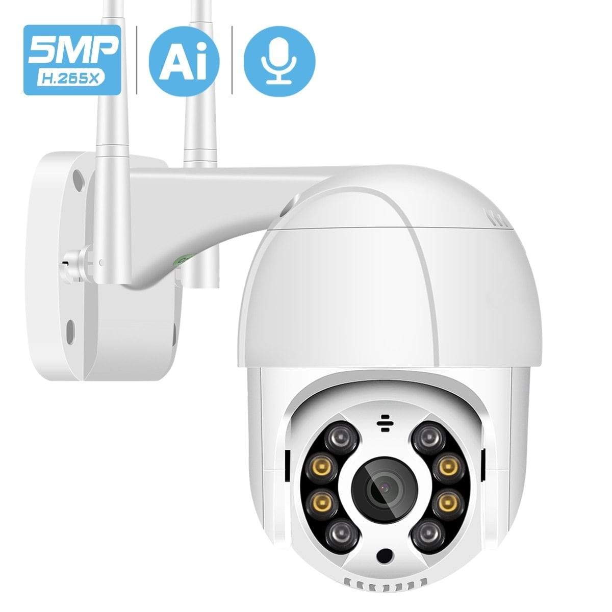 Revolight Security Camera 1080P 32G Card / China / AU Plug SDETER 1080P Camera (PTZ IP) Outdoor Dome WIFI Security Weatherproof CCTV Sony Sensor