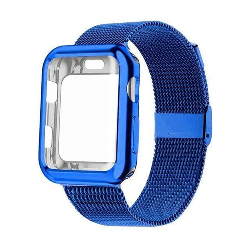 Load image into Gallery viewer, Revolight Smart Watch Blue / 40mm Series 6 SE 5 4 Milanese Watch Band + Case For Apple Watch Series 6,  SE, 5, 4 Sizes 38mm, 40mm, 42mm, 44mm Stainless Steel
