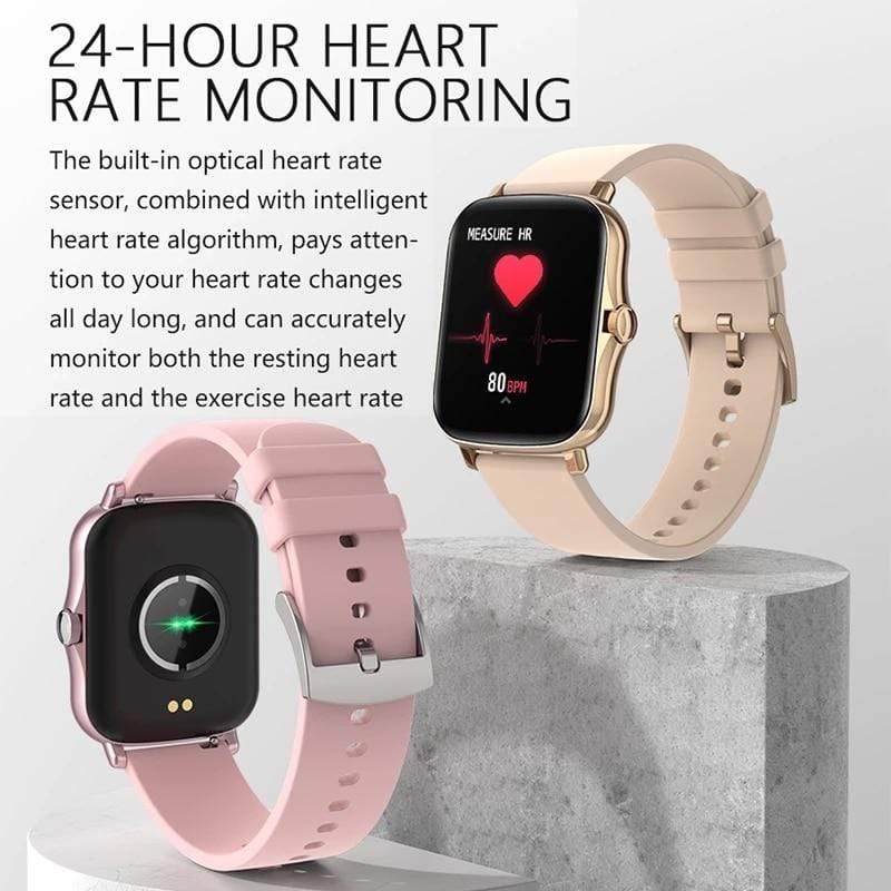 Revolight Smart Watch LIGE Y20 Unisex Waterproof Smart Watch Heart Rate and Blood Pressure Monitor (IOS & Android)