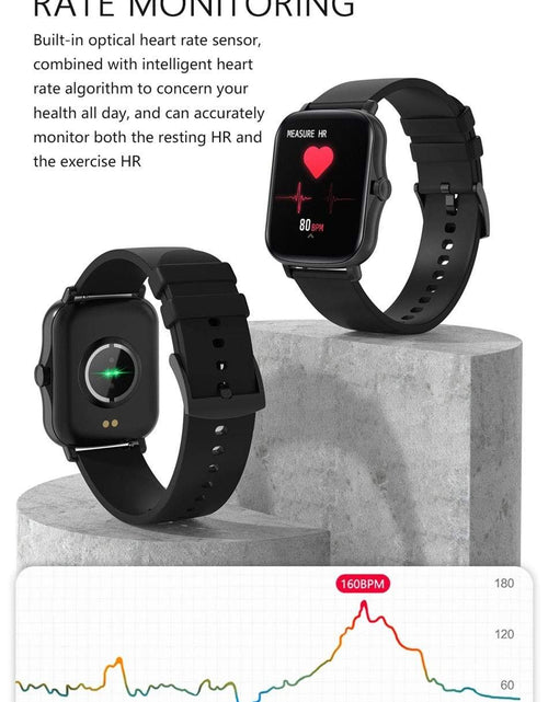 Load image into Gallery viewer, Revolight Smart Watch LIGE Y20 Unisex Waterproof Smart Watch Heart Rate and Blood Pressure Monitor (IOS &amp; Android)
