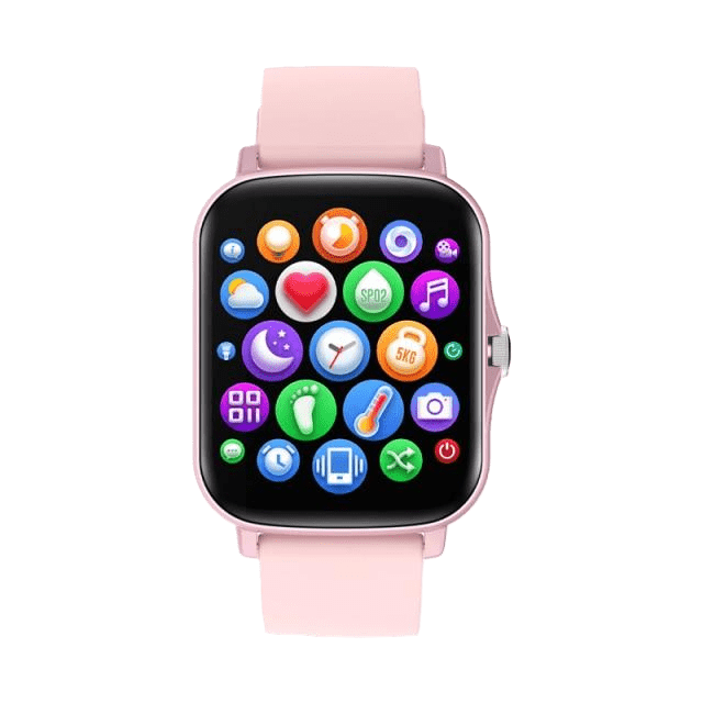 Revolight Smart Watch Pink LIGE Y20 Unisex Waterproof Smart Watch Heart Rate and Blood Pressure Monitor (IOS & Android)