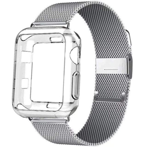 Load image into Gallery viewer, Revolight Smart Watch Transparent / 40mm Series 6 SE 5 4 Milanese Watch Band + Case For Apple Watch Series 6,  SE, 5, 4 Sizes 38mm, 40mm, 42mm, 44mm Stainless Steel
