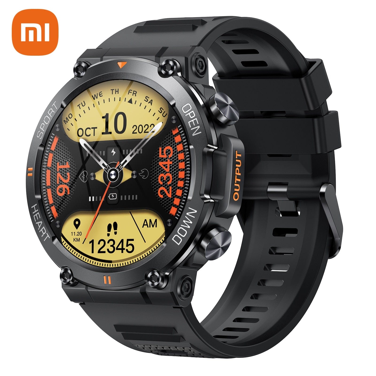 Revolight Smartwatch 2023 Military K56PRO Smart Watch Bluetooth Call Fitness Tracker 24H Health Monitor