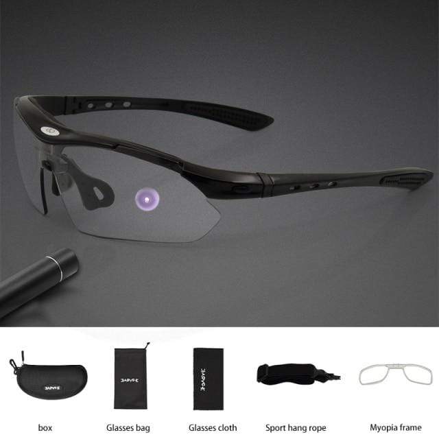 Revolight Sunglasses Frameless 1 Kapvoe Unisex Photochromic Cycling Sunglasses Sports Road MTB Cycling Eyewear