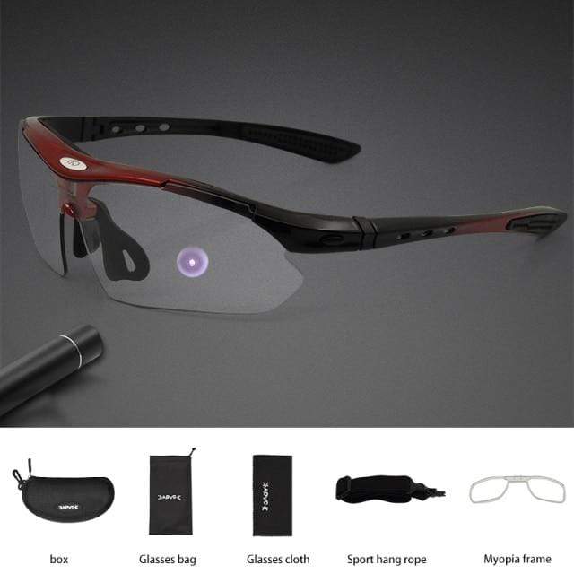 Revolight Sunglasses Frameless 2 Kapvoe Unisex Photochromic Cycling Sunglasses Sports Road MTB Cycling Eyewear