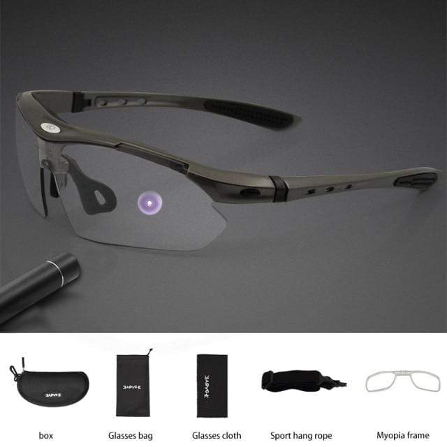 Revolight Sunglasses Frameless 4 Kapvoe Unisex Photochromic Cycling Sunglasses Sports Road MTB Cycling Eyewear