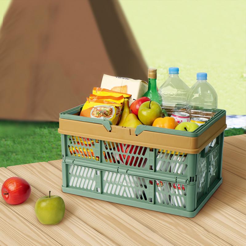 Revolight Zippy Collapsible Shopping Baskets Stackable Spacesaver Convienance