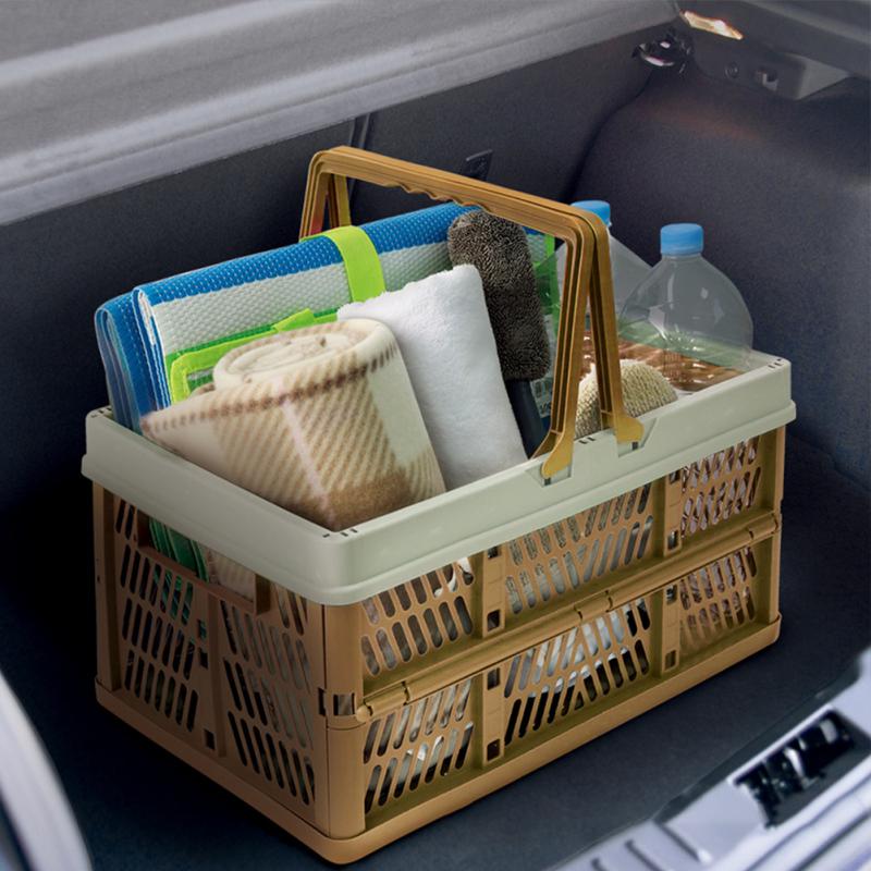 Revolight Zippy Collapsible Shopping Baskets Stackable Spacesaver Convienance